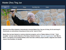 Tablet Screenshot of masterzhou.com